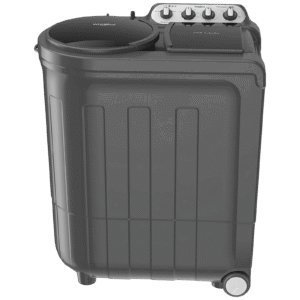 Whirlpool 7.5Kg 5 Star Semi- Automatic Washing Machine with In-Built Scrubber (Ace Turbo Dry, 30233, Grey Dazzle)