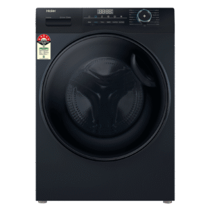 Haier 8 kg 5 Star Inverter Fully Automatic Front Load Washing Machine (HW80-IM12929CBK, Anti Bacterial Technology, Black)