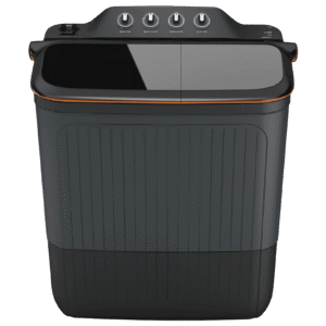 LLOYD 7.5 kg 5 Star Semi Automatic Washing Machine with 3 Wash Programs (GLWMS75CVGEL, Grey)