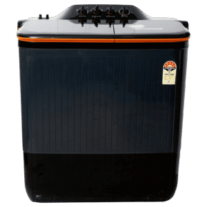 LLOYD 12 kg 5 Star Semi Automatic Washer & Dryer with Electro-Mechanical Wash Timer (Elante Pluss, GLWS125EPHVG, Dark Grey)