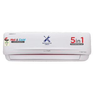 LLOYD Arctic 5 in 1 Convertible 1.5 Ton 3 Star Hot and Cold Inverter Split AC with Anti Viral Dust Filter (Copper Condenser, GLS18H3FWRHP)