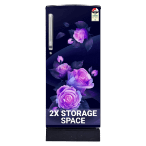 Haier 205 Litres 3 Star Direct Cool Single Door Refrigerator with Anti-Bacterial Gasket (HED213MRBN, Marine Rose)