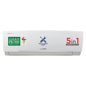 LLOYD 5 in 1 Convertible 1 Ton 3 Star Inverter Split AC with Anti-Viral Dust Filter ( Copper Condenser, GLS12I3FWAEA)