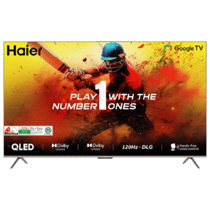 Haier S800QT 109 cm (43 inch) 4K Ultra HD QLED Smart Google TV with Dolby Vision & Dolby Atmos (2024 model)