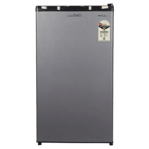 LLOYD 92 Litres 1 Star Direct Cool Single Door Refrigerator with Toughened Glass Shelf (GLDC111RGMT1JC, Grey)