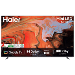 Haier M80F 165 cm (65 inch) 4K Ultra HD Mini LED Smart Google TV with Dolby Vision & Dolby Atmos (2025 Model)