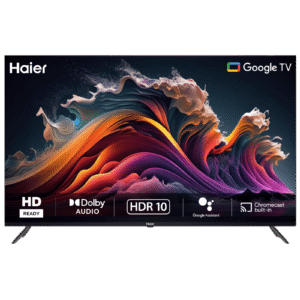 Haier 80 cm (32 inch) HD Ready LED Smart Google TV with Google Assistant (2025 model)