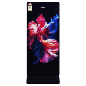 Haier 190 Litres 3 Star Direct Cool Single Door Refrigerator with One Hour Icing Technology (HRD-2103PWG-P, Wave Glass)