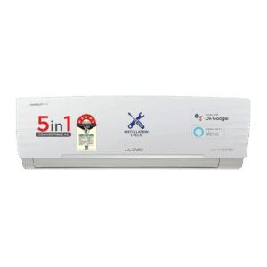 LLOYD 5 in 1 Convertible 1.5 Ton 5 Star Inverter Split Smart AC with Wi-Fi Enabled (2025 Model, Copper Condenser, GLS18V5KWGGR)