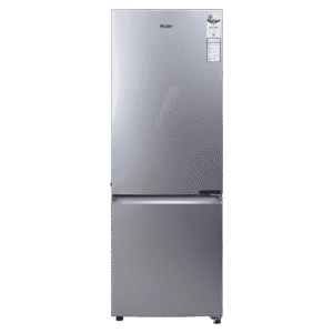 Haier 237 Litres 2 Star Frost Free Double Door Bottom Mount Convertible Refrigerator with Turbo Icing (HRB-2872IBMS-P, Moon Silver)