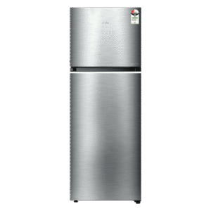 Haier 328 Litres 2 Star Frost Free Double Door Convertible Refrigerator with One Hour Icing Technology (HRF-3782BNS-P, Nickel Steel)