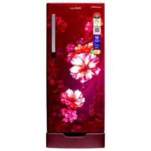 LLYOD 188 Litres 5 Star Direct Cool Single Door Refrigerator with Rapid Freeze Technology (GLDF205SCWS2LC, Cherry Blossom Wine)