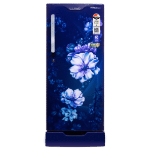 LLYOD 188 Litres 5 Star Direct Cool Single Door Refrigerator with Rapid Freeze Technology (GLDF205SCBS2LC, Cherry Blossom Blue)