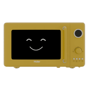 Haier Vogue 20L Solo Microwave Oven with 12 Autocook Menus (HIL20V1MYPD, Yellow)