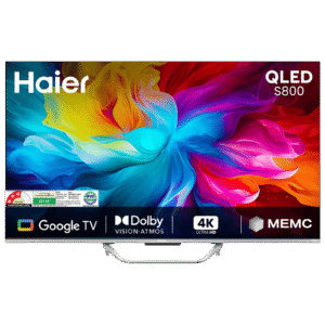 Haier S800 215 cm (85 inch) QLED 4K Ultra HD Smart Google TV with Google Assistant (2025 model)