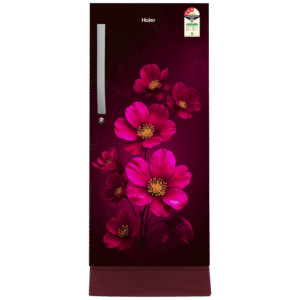 Haier 215 Litres 3 Star Direct Cool Single Door Refrigerator with Stabilizer Free Operation (HRD-2353PRXA-P, Red Xsenia)