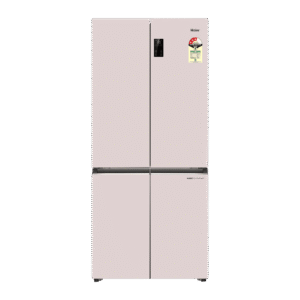 Haier Vogue Lumiere 520 Litres 3 Star Frost Free Side by Side Refrigerator with Digital Display Panel (HRB-600MP, Mauve Pink)