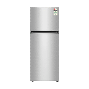 Haier 328 Litres 2 Star Frost Free Double Door Convertible Refrigerator with Triple Inverter Technology (HRF-3782BNSA-P, Nickel Steel)